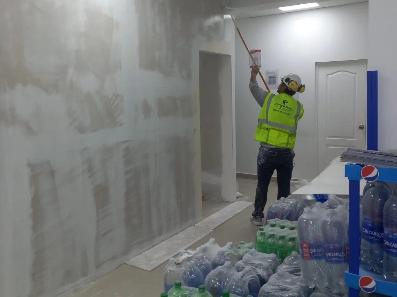 Antes acabados de drywall peru cbc