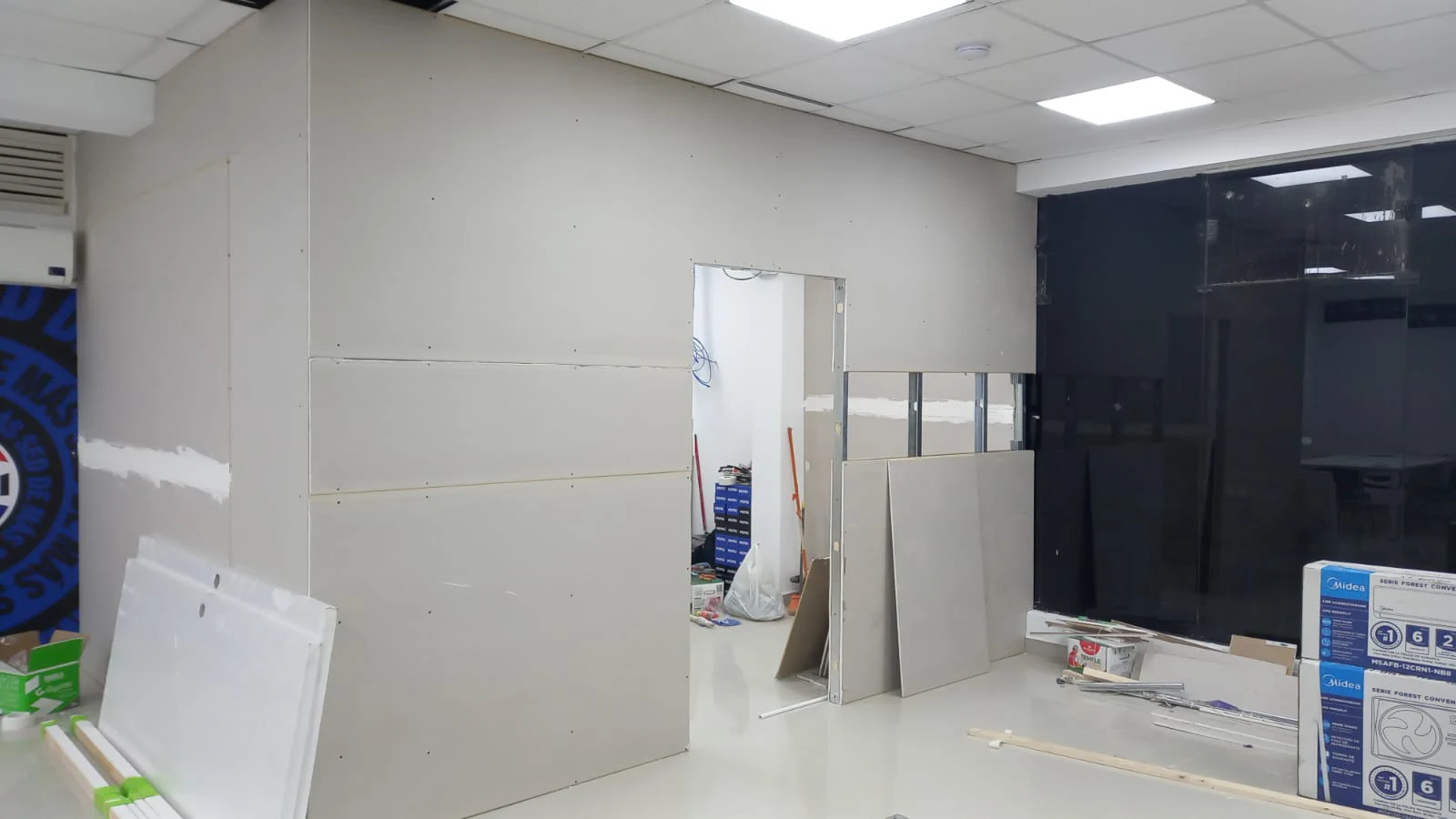 Antes instalacion de muros de drywall cbc Antes instalacion de muros de drywall cbc