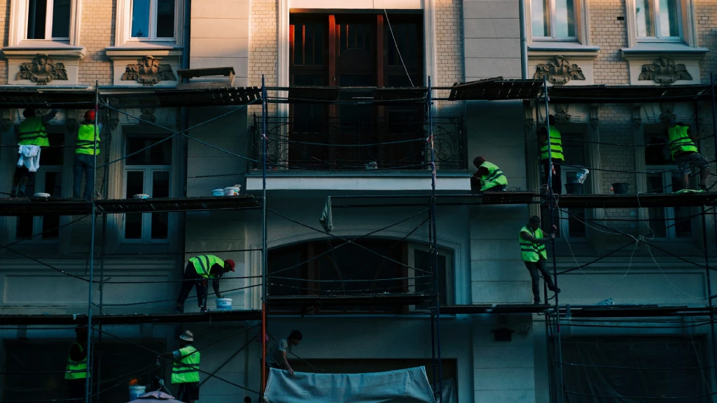 pintar fachada edificio precio